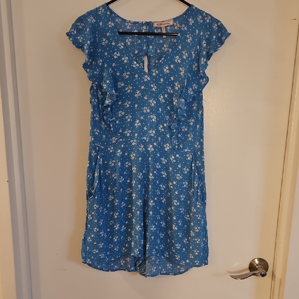 Blue Floral Kids Dress